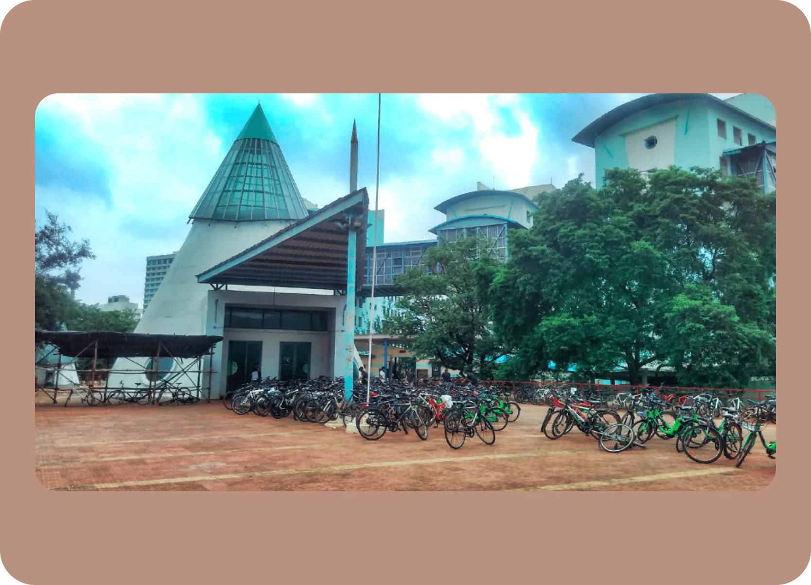 cycles at IIT hostel 14