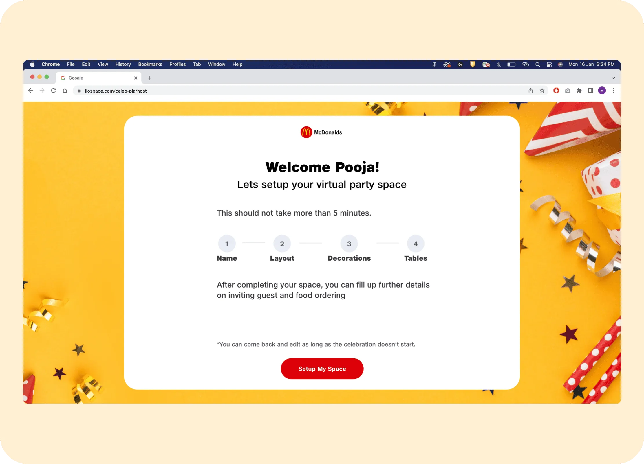 host onboarding journey