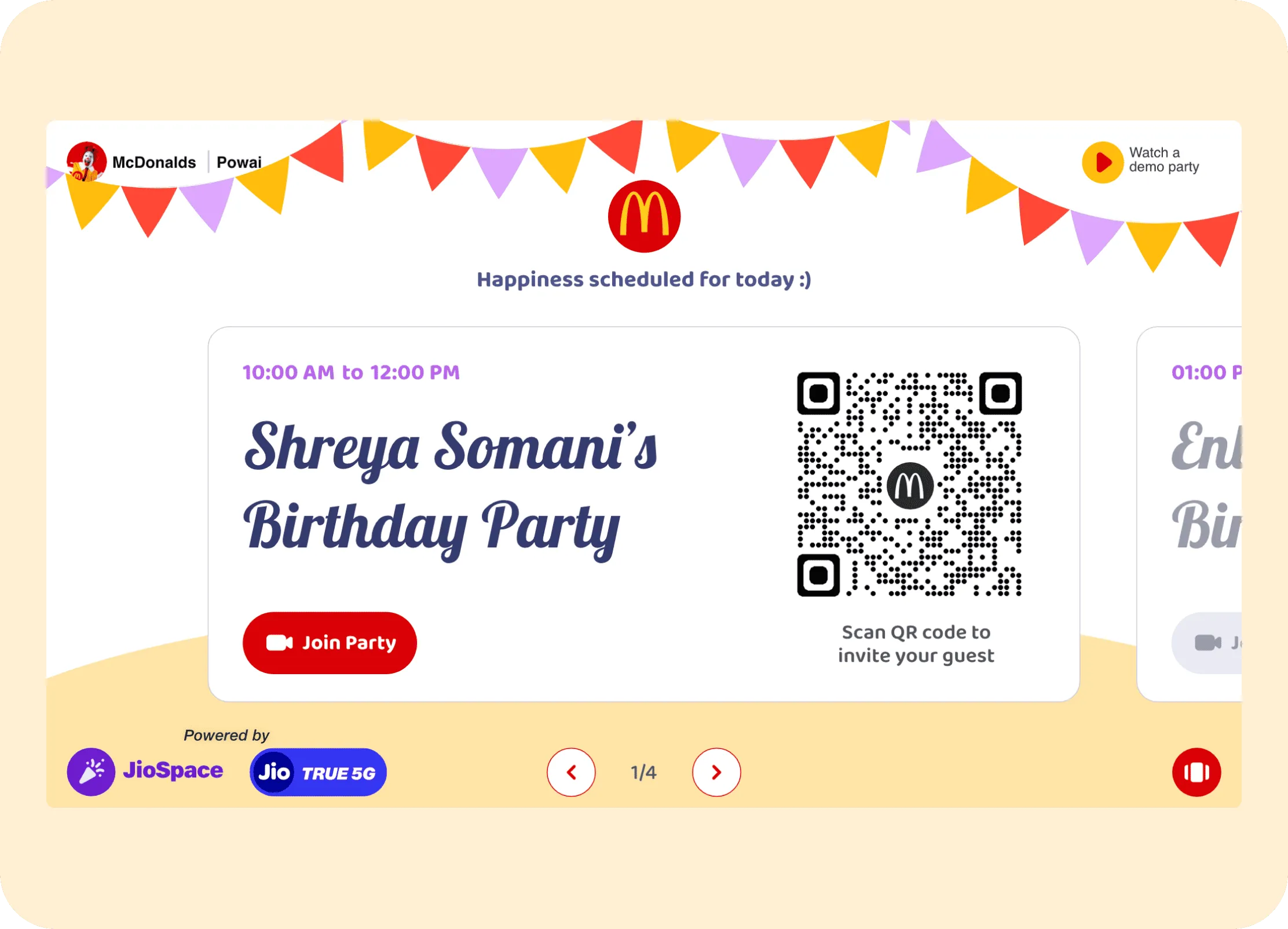 event day-instore experience