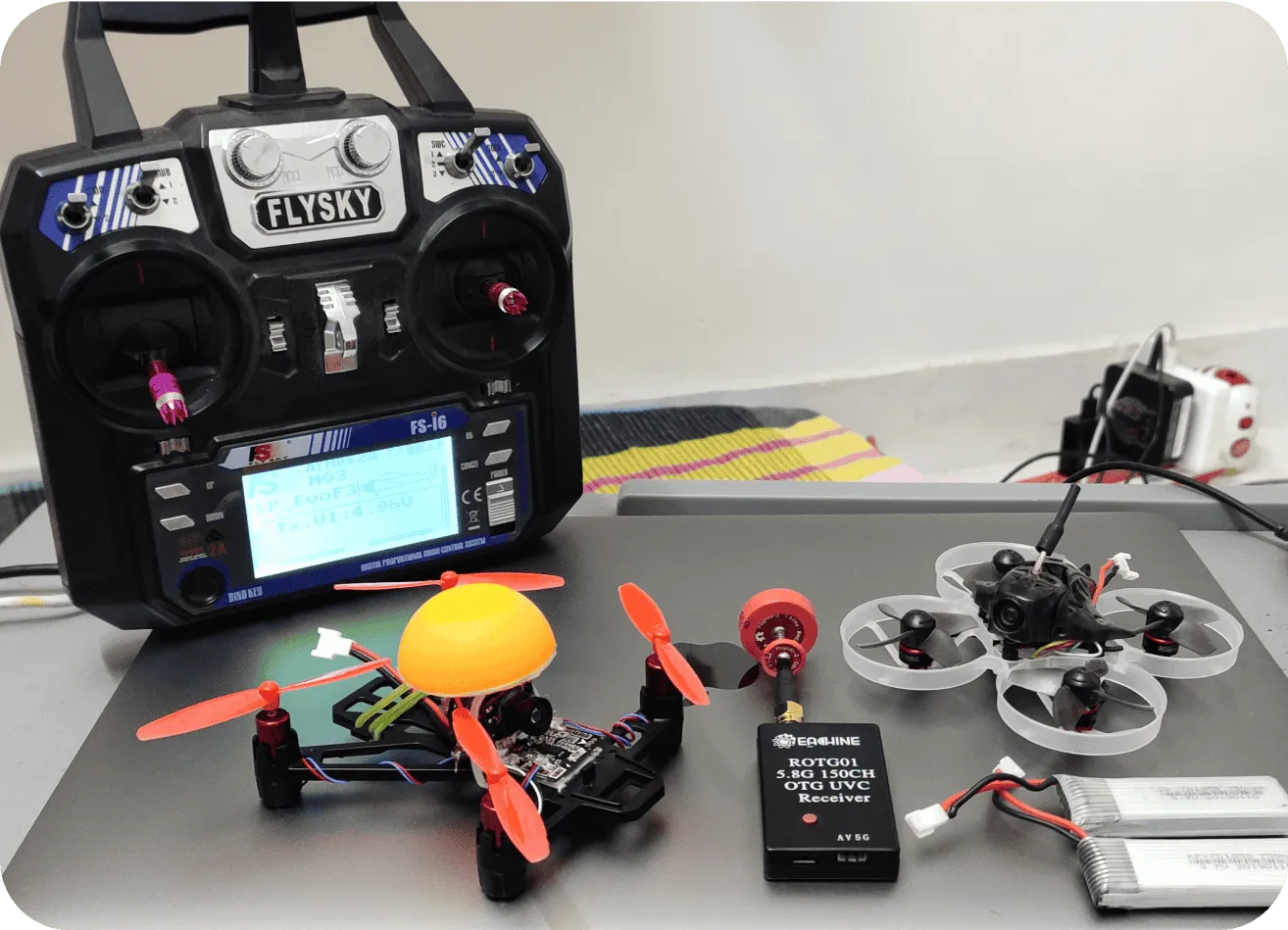 image of drone setup